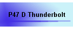 P47 D Thunderbolt